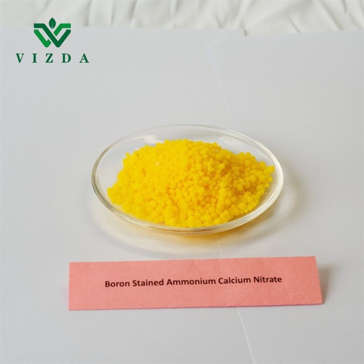 Calcium Ammonium Nitrate Containing Boron